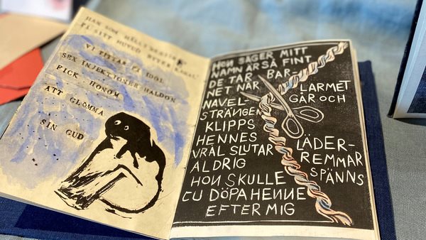 Ett fanzine gjort av studerande på Skrivarlinjen distans.