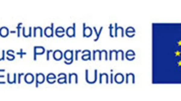 EU logo and text about the Erasmus+ Programme